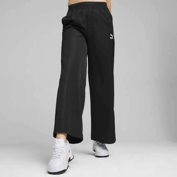 Pantalón de chándal holgado T7 para mujer, PUMA Black, large-ARG