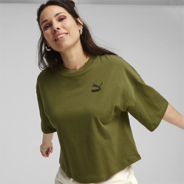 BETTER CLASSICS Women's Tee, Olive Green, large-ZAF