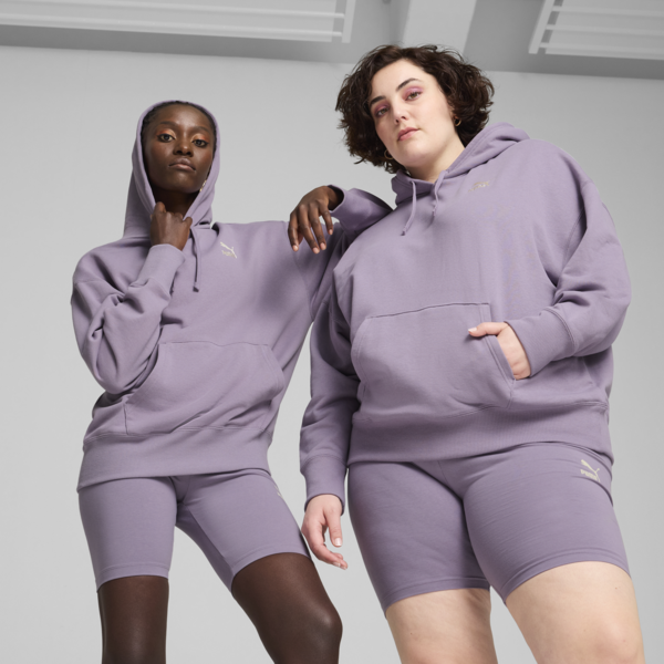 Buzo con capucha BETTER CLASSICS de corte holgado para mujer, Pale Plum, large-ARG