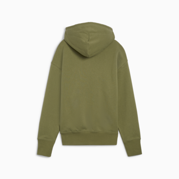 Buzo con capucha BETTER CLASSICS de corte holgado para mujer, Olive Green, large-ARG
