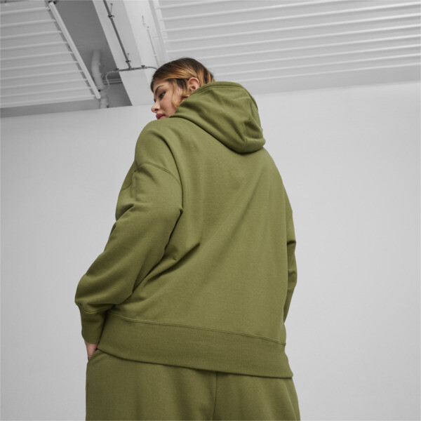 Better Classics Relaxed Hoodie Women, Olive Green, large-ZAF