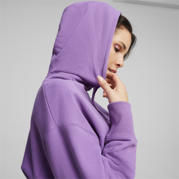 Buzo con capucha BETTER CLASSICS de corte holgado para mujer, Ultraviolet, large-ARG