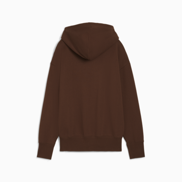 Buzo con capucha BETTER CLASSICS de corte holgado para mujer, Espresso Brown, large-ARG