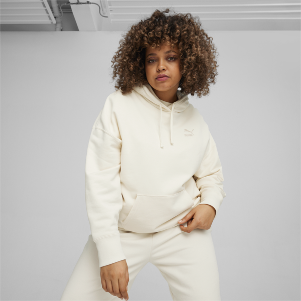 Buzo con capucha BETTER CLASSICS de corte holgado para mujer, No Color, large-ARG