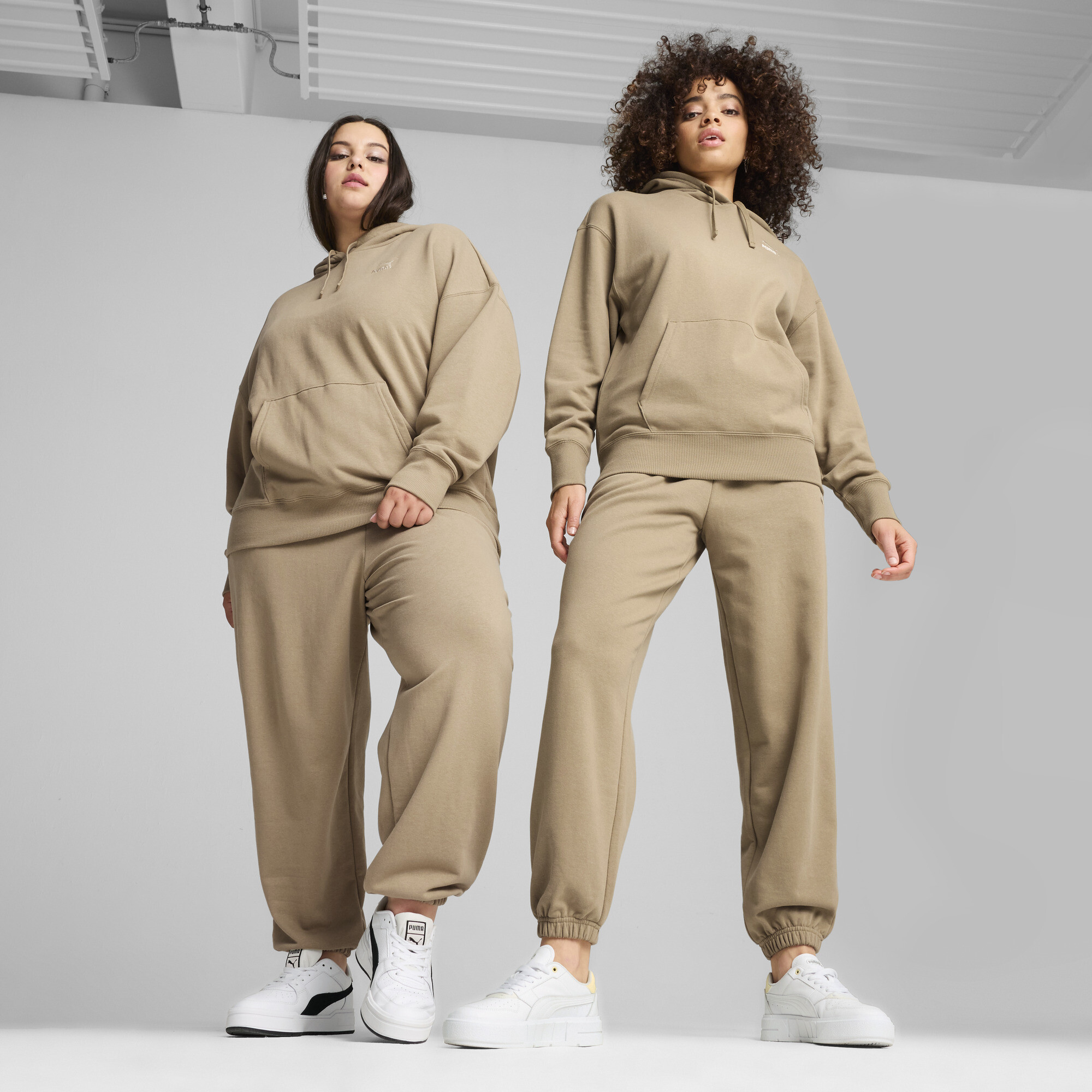 Puma BETTER CLASSICS Jogginghose Damen | Mit Plain | Oak Branch | Größe: L