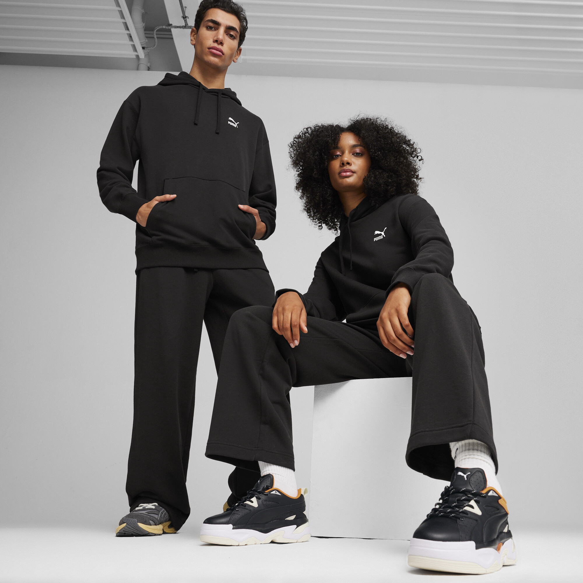 Puma BETTER CLASSICS Hoodie | Mit Plain | Black | Größe: XXS