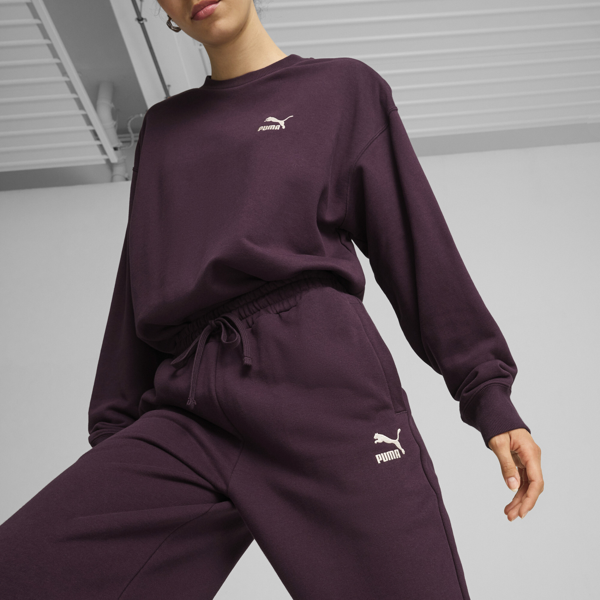 Puma BETTER CLASSICS Sweatpants, Purple, Size S, Women