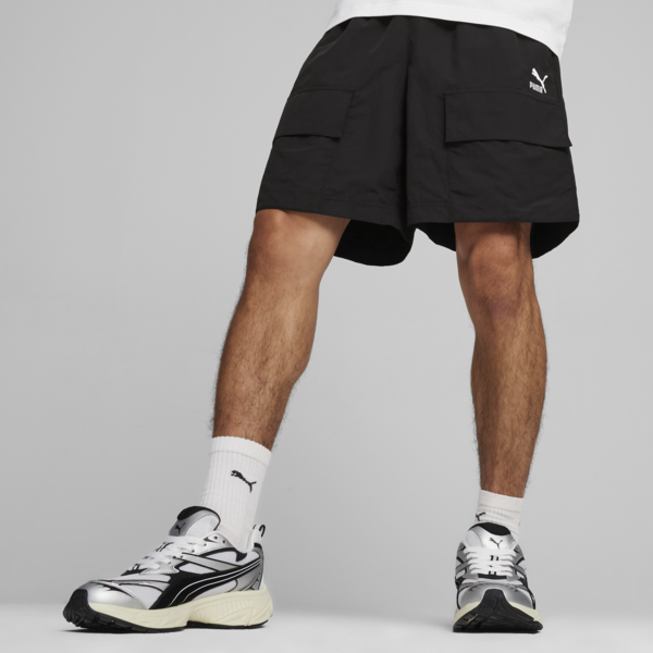 CLASSICS Men's Cargo Shorts, PUMA Black, large-ZAF