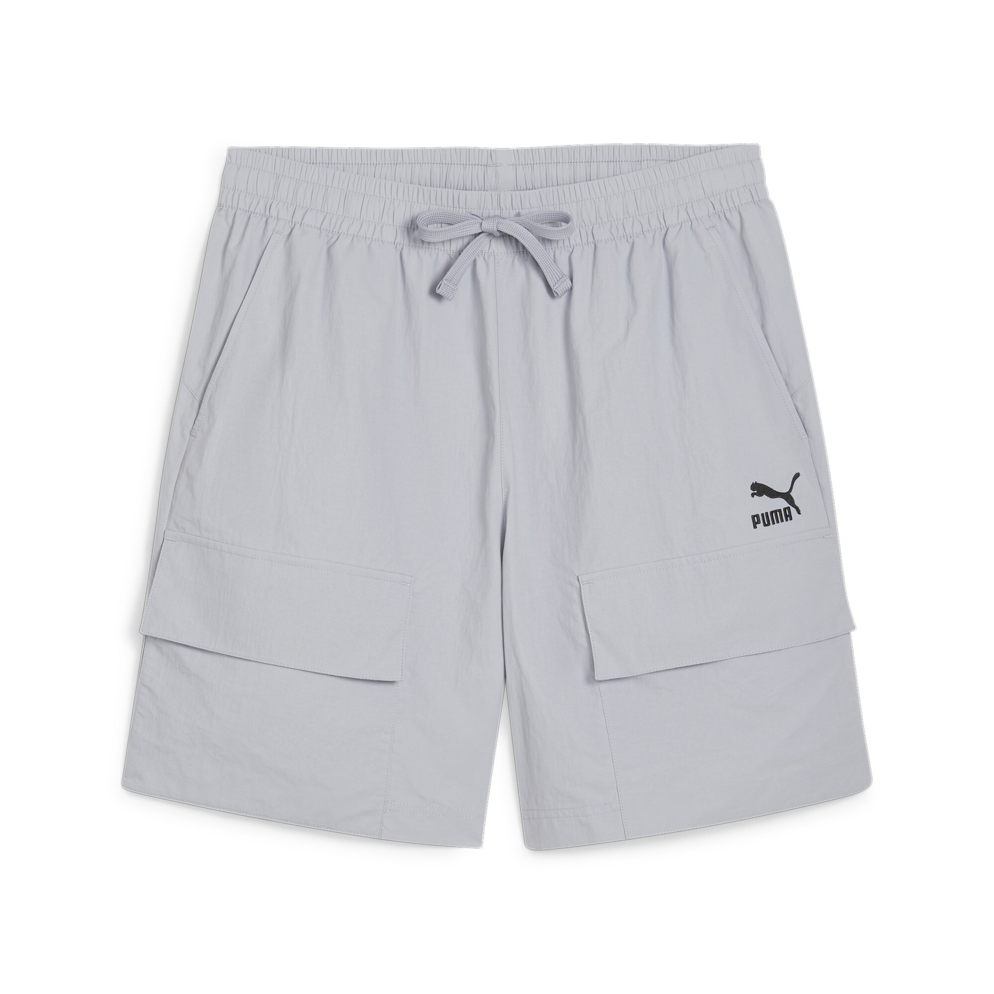 Men's Puma CLASSICS's Cargo Shorts, Gray, Size S, Clothing