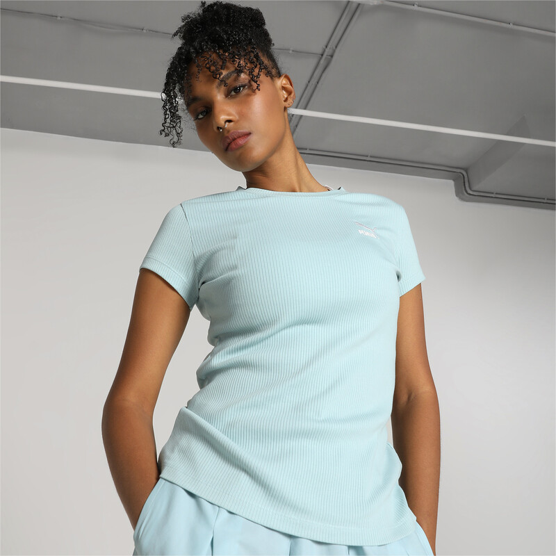

Women's PUMA CLASSICS Ribbed Slim Fit T-shirt