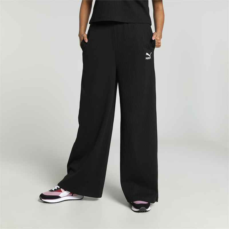 

Women's PUMA CLASSICS Ribbed Relaxed Fit Sweatpants