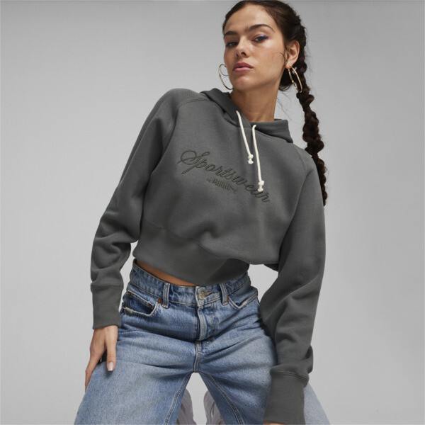 Womens grey puma jumper clearance