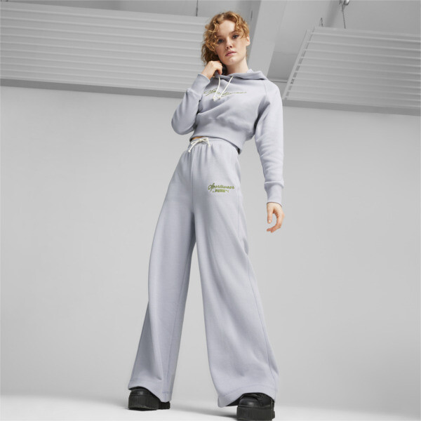 CLASSICS Women s Relaxed Sweat Pants gray PUMA