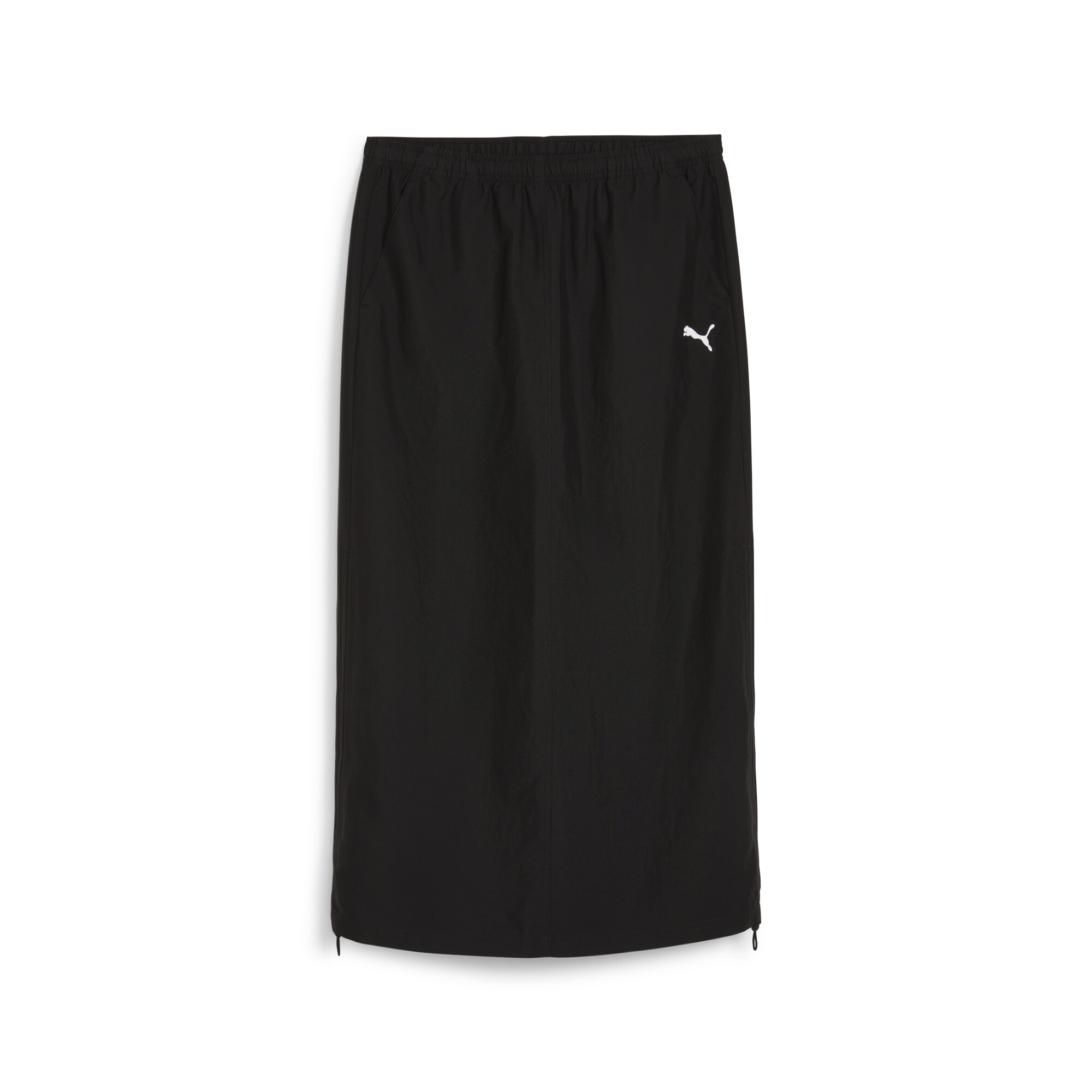 PUMA DARE TO Women's Midi Woven Skirt in Black, Size XL