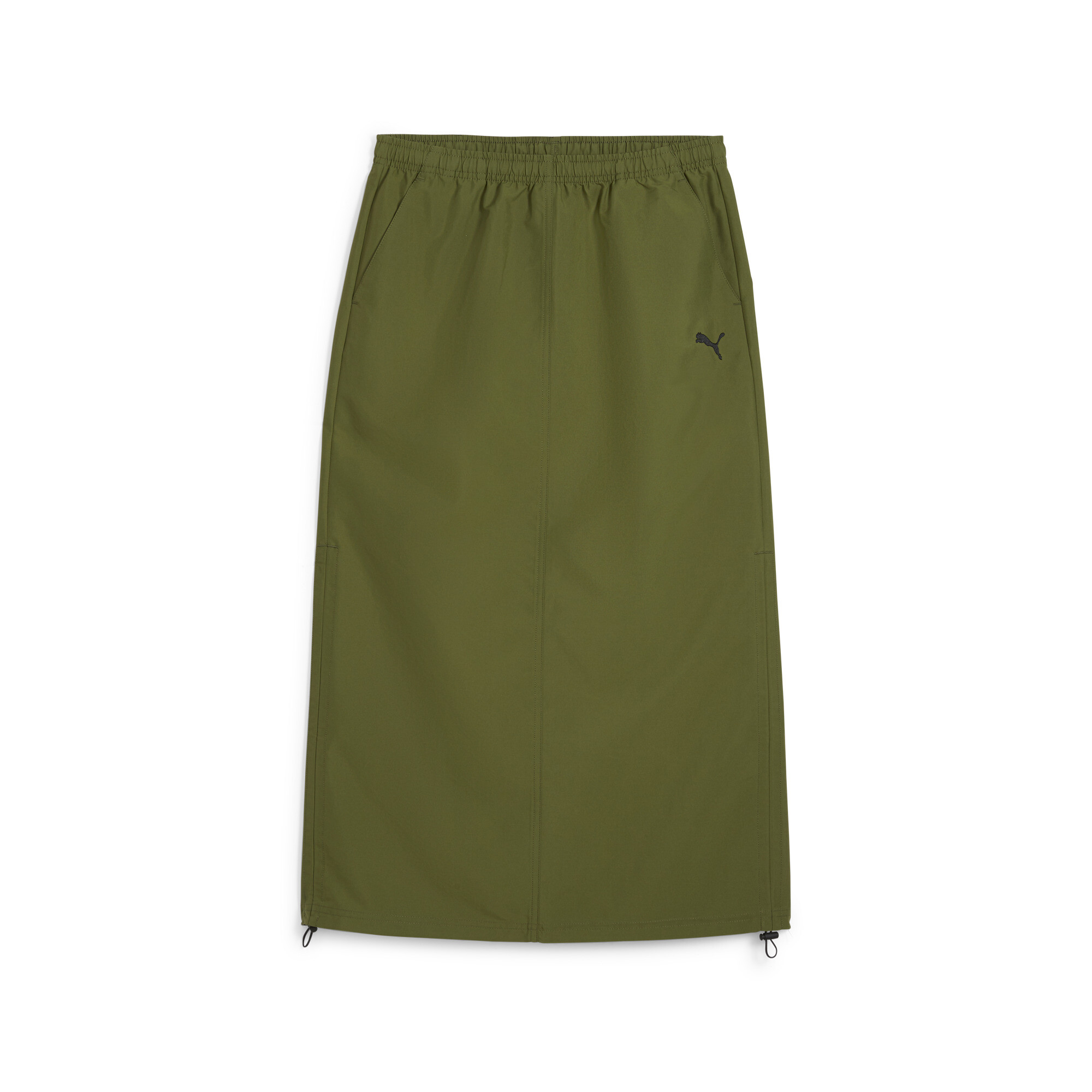PUMA DARE TO Womens Midi Woven Skirt in Green Size XXS 60$