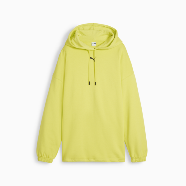 Sudadera con capucha CLASSICS extragrande para mujer, Lime Sheen, large-MEX
