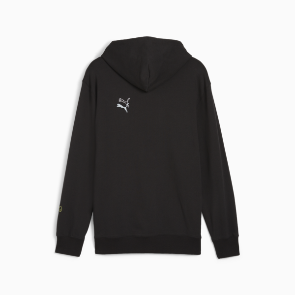 BRAND LOVE Graphic Men's Hoodie, PUMA Black, large-ZAF