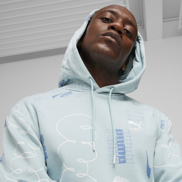 BRAND LOVE Men s Hoodie blue PUMA