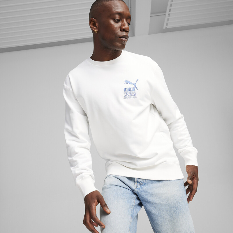 

Men's PUMA BRAND LOVE Crew-Neck Sweatshirt