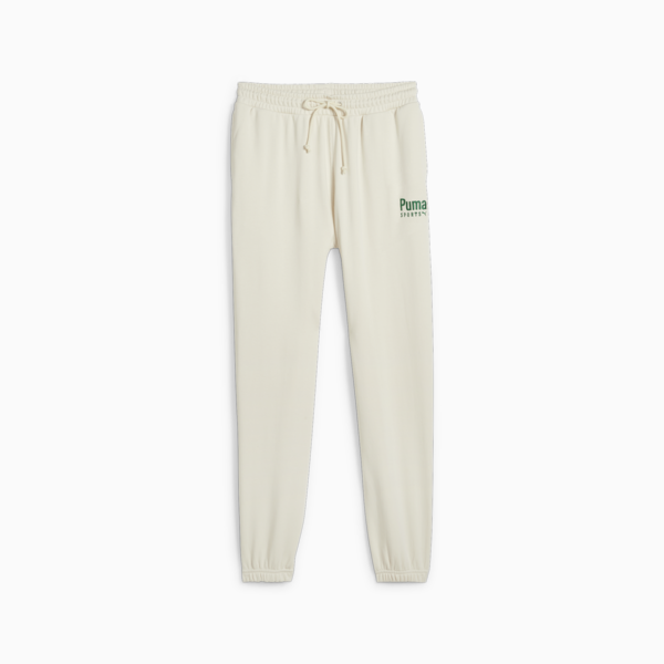 PUMA TEAM Women's Relaxed Sweatpants, Alpine Snow, large-ZAF