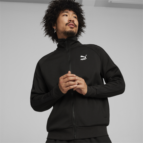 Campera Deportiva T7 para hombre, PUMA Black, large-ARG