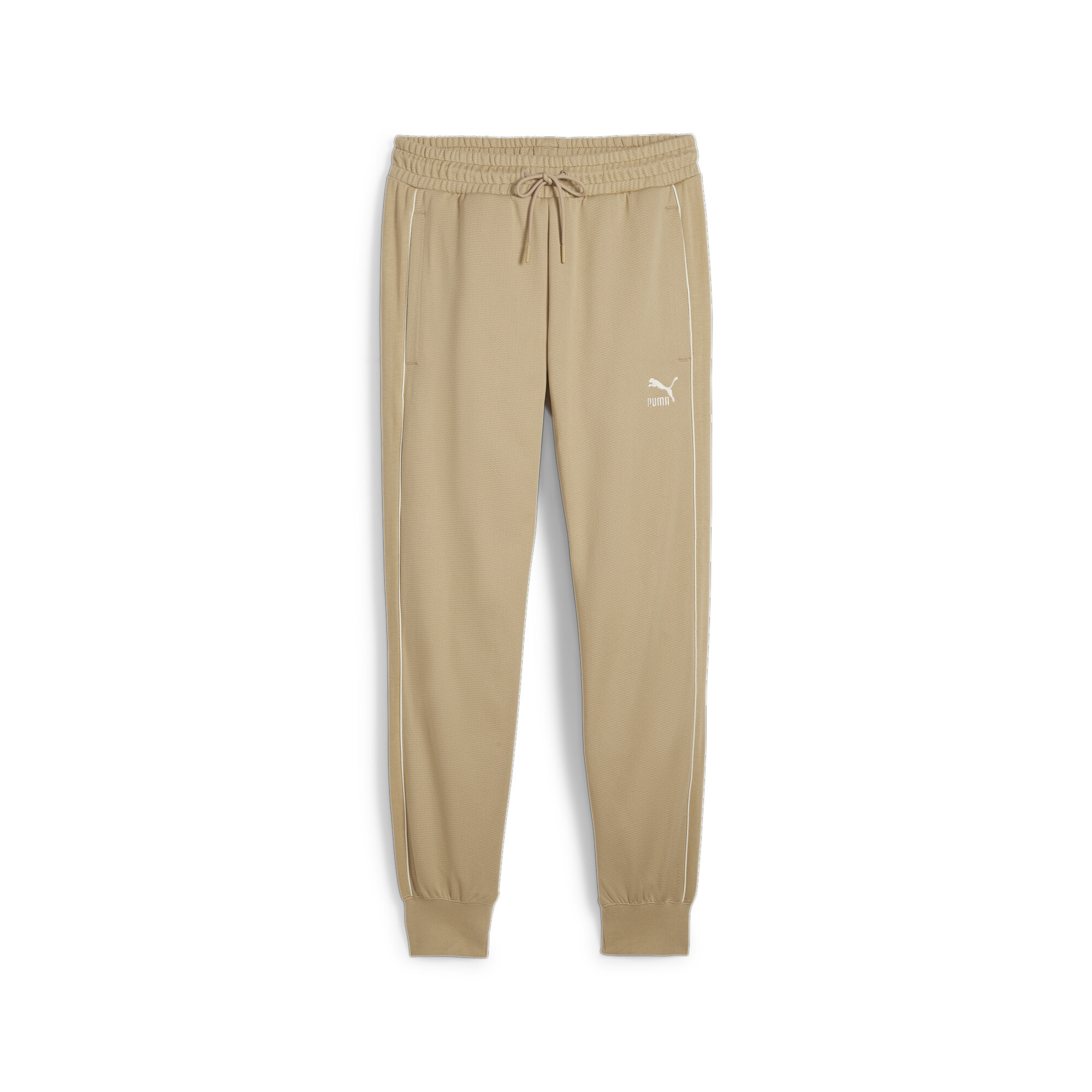 Men's Puma T7's Track Pants, Beige, Size XS, Clothing