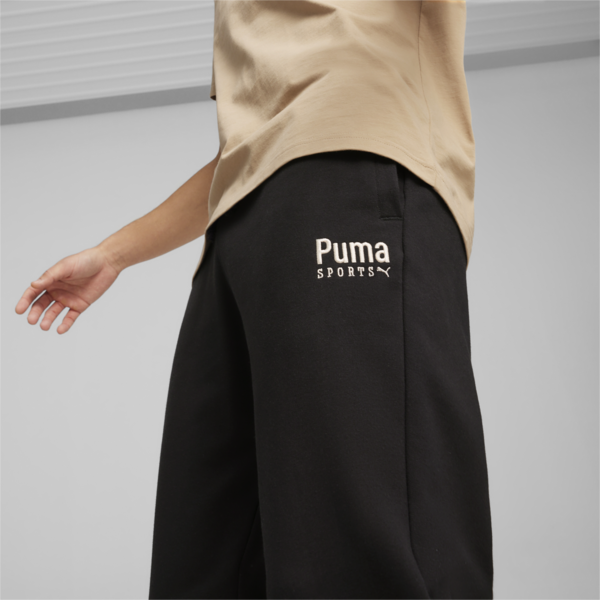PUMA TEAM Men's Sweatpants, PUMA Black, large-ZAF