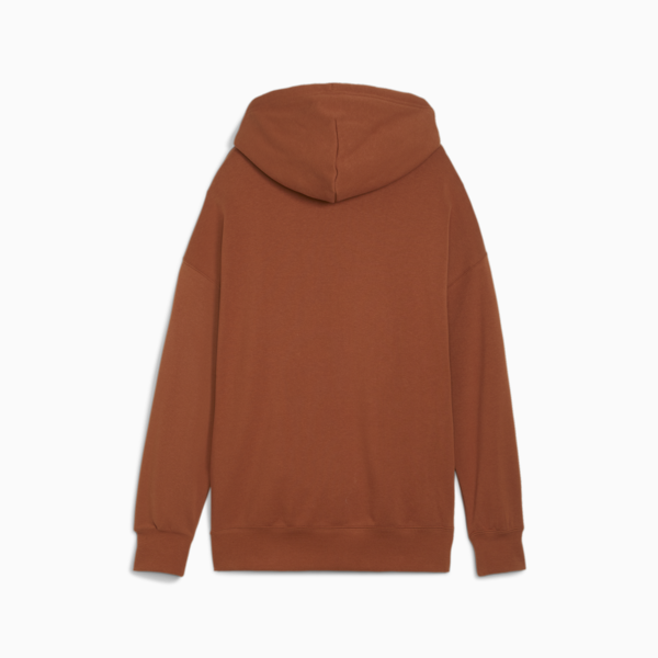 DOWNTOWN Women's Graphic Hoodie, Teak, large-ZAF