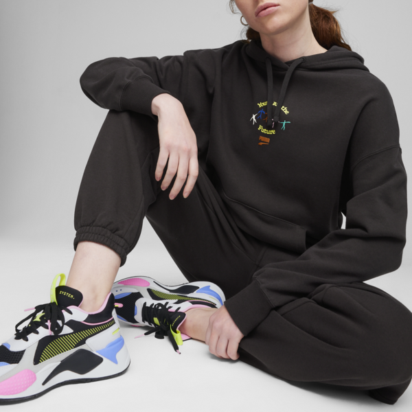 Pantalón Jogging DOWNTOWN para mujer, PUMA Black, large-ARG