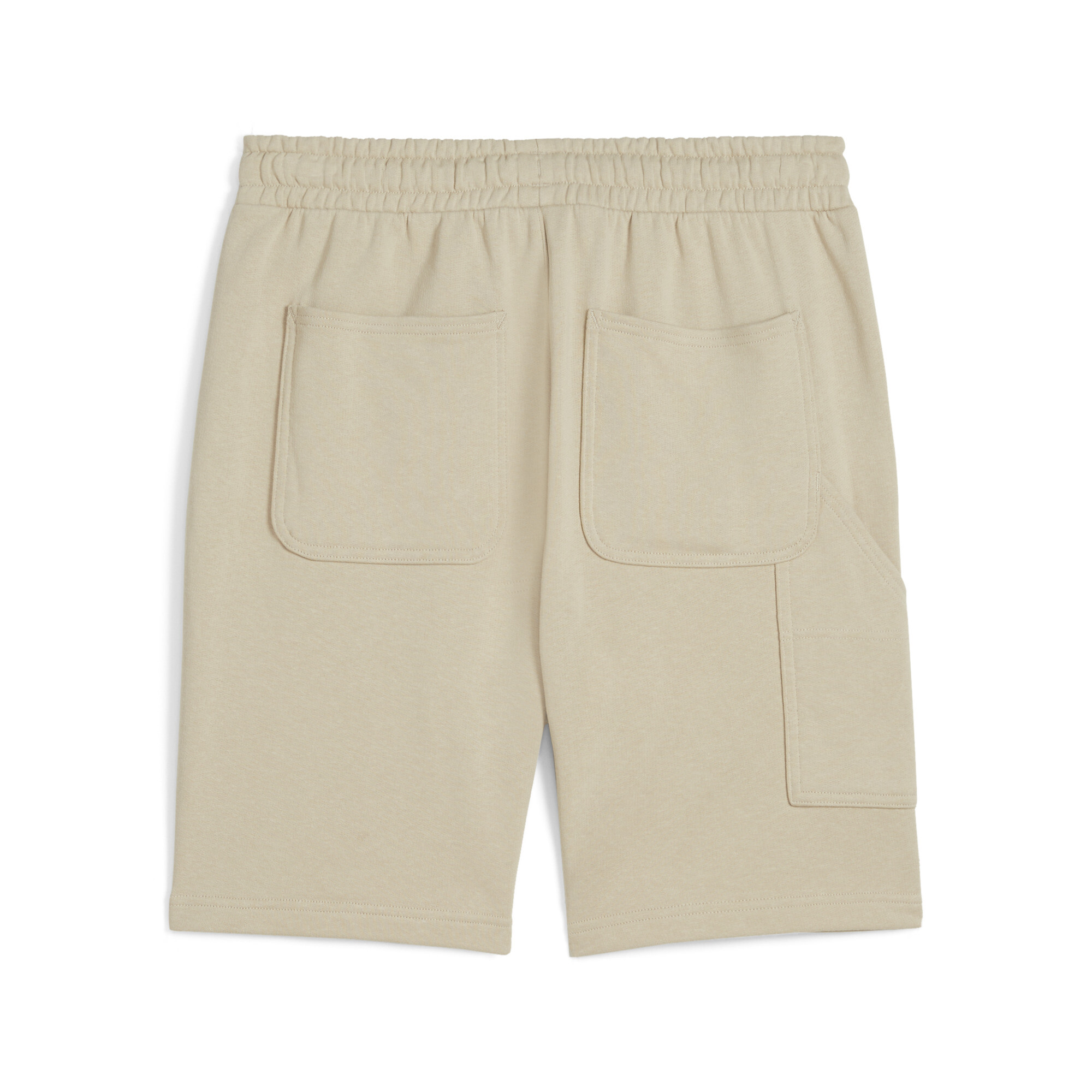 Men's PUMA DOWNTOWN Shorts In Beige, Size XL, Cotton