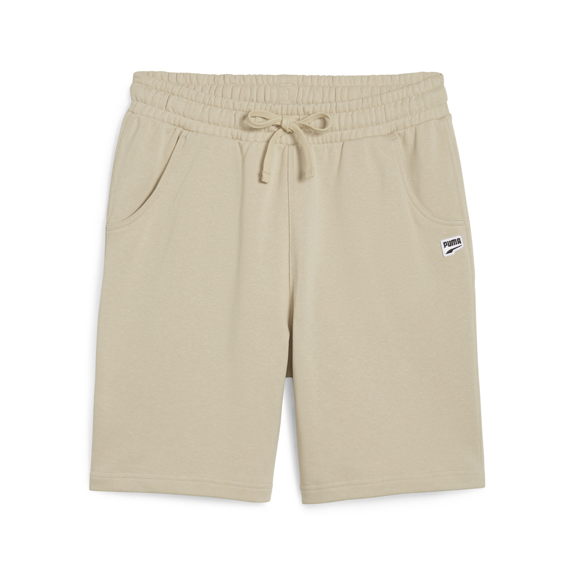 Men's PUMA DOWNTOWN Shorts In Beige, Size XL, Cotton