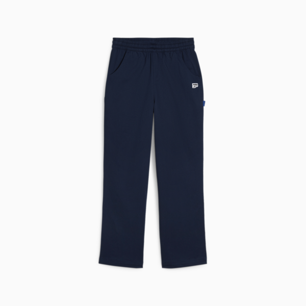 DOWNTOWN Women's Straight Pants, Club Navy, large-ZAF