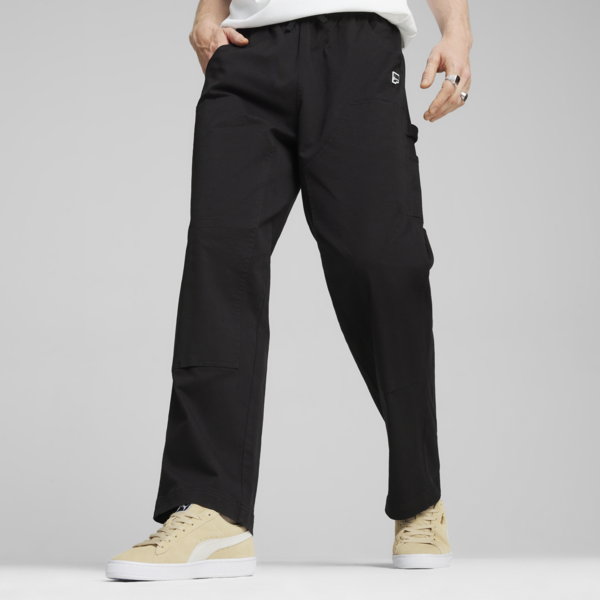 Pantalones con doble rodilla DOWNTOWN, PUMA Black, large-ARG
