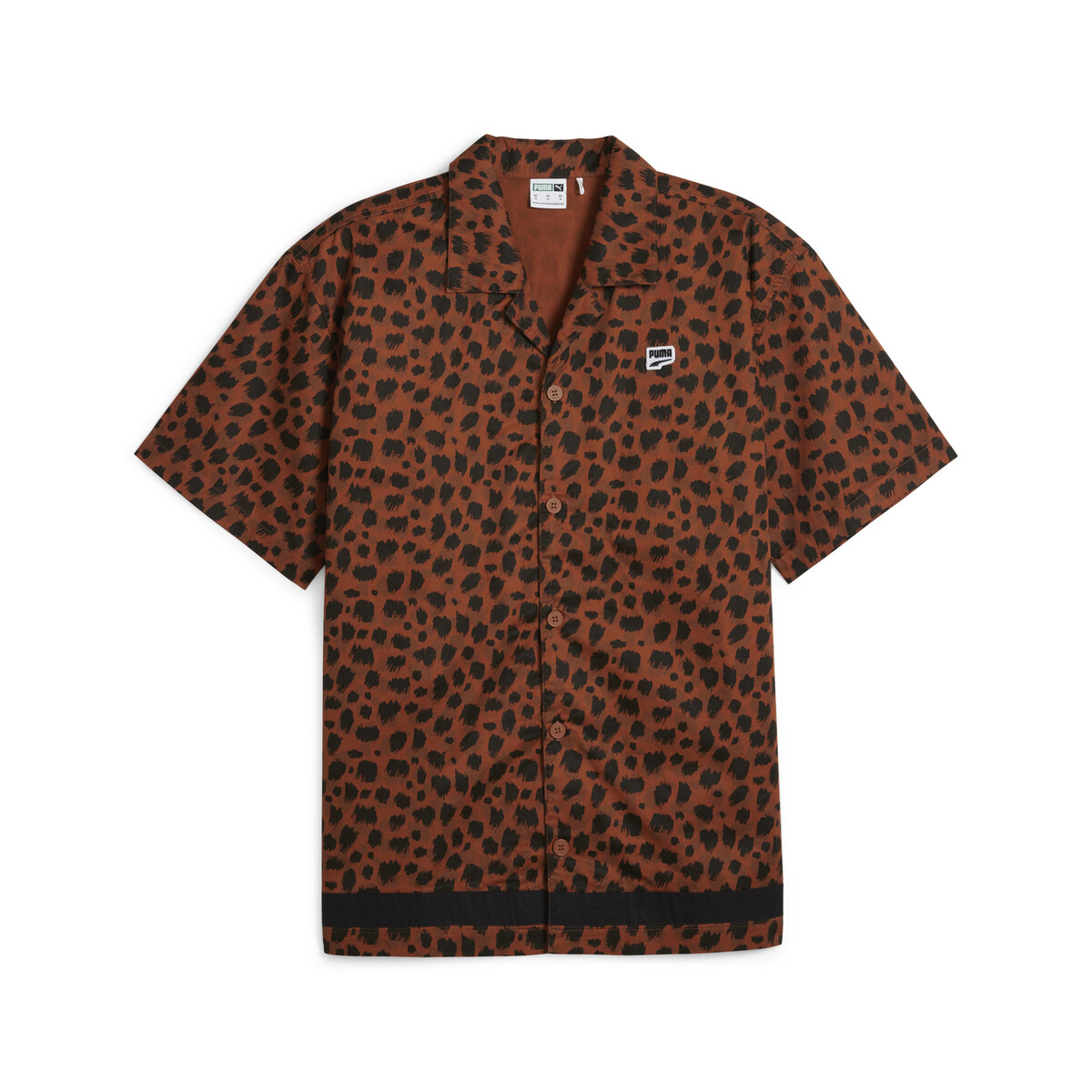 DOWNTOWN Men's Kitten Shirt in Teak/Aop by PUMA, XL