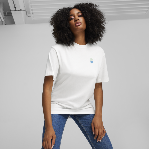 DOWNTOWN 180 Logo Tee, PUMA White, large-MEX