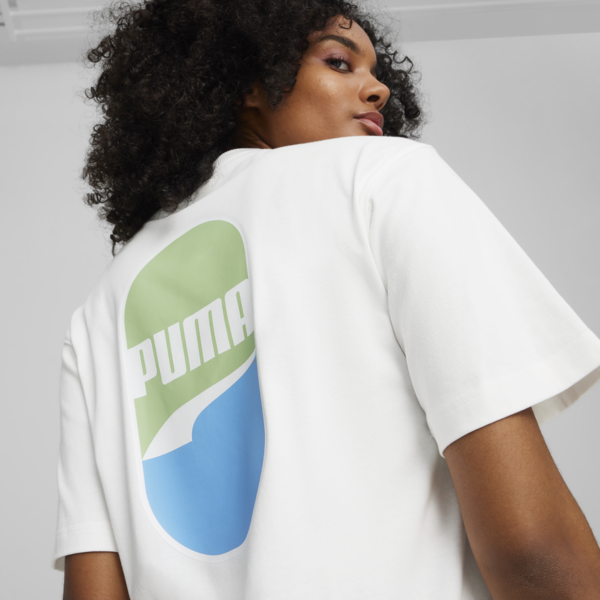 DOWNTOWN 180 Logo Tee, PUMA White, large-MEX