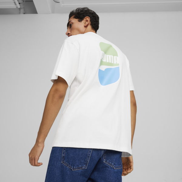 DOWNTOWN 180 Logo Tee, PUMA White, large-MEX