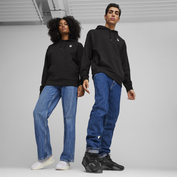 DOWNTOWN 180 Hoodie, PUMA Black, large-MEX