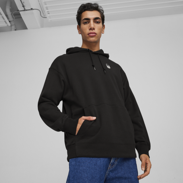DOWNTOWN 180 Hoodie, PUMA Black, large-MEX