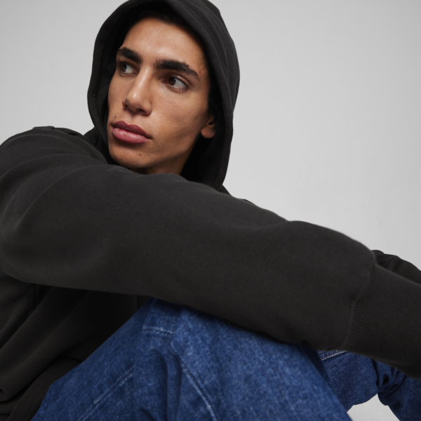 DOWNTOWN 180 Hoodie, PUMA Black, large-MEX