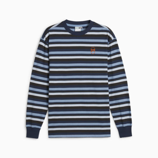 Remera a rayas DOWNTOWN 180, Zen Blue-AOP, large-ARG