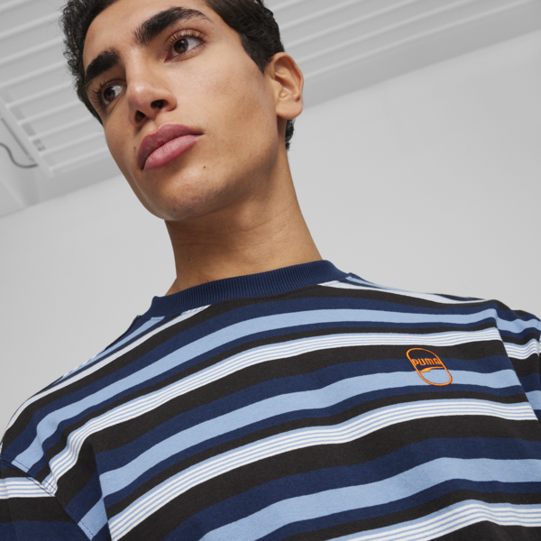 Remera a rayas DOWNTOWN 180, Zen Blue-AOP, large-ARG