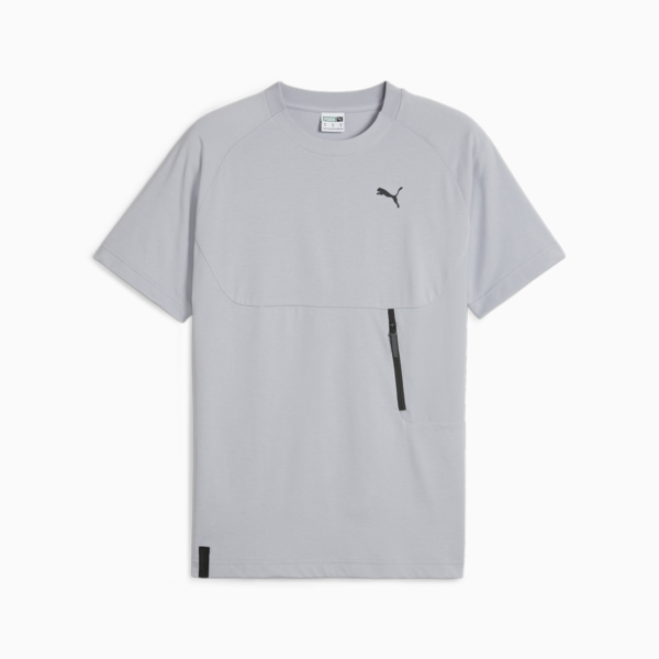 Remera con bolsillo PUMATECH para hombre, Gray Fog, large-ARG