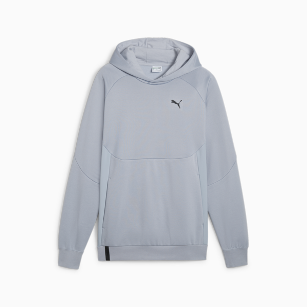 PUMATECH Men's Hoodie, Gray Fog, large-ZAF