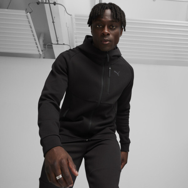 PUMATECH Men s Full Zip Hoodie black PUMA