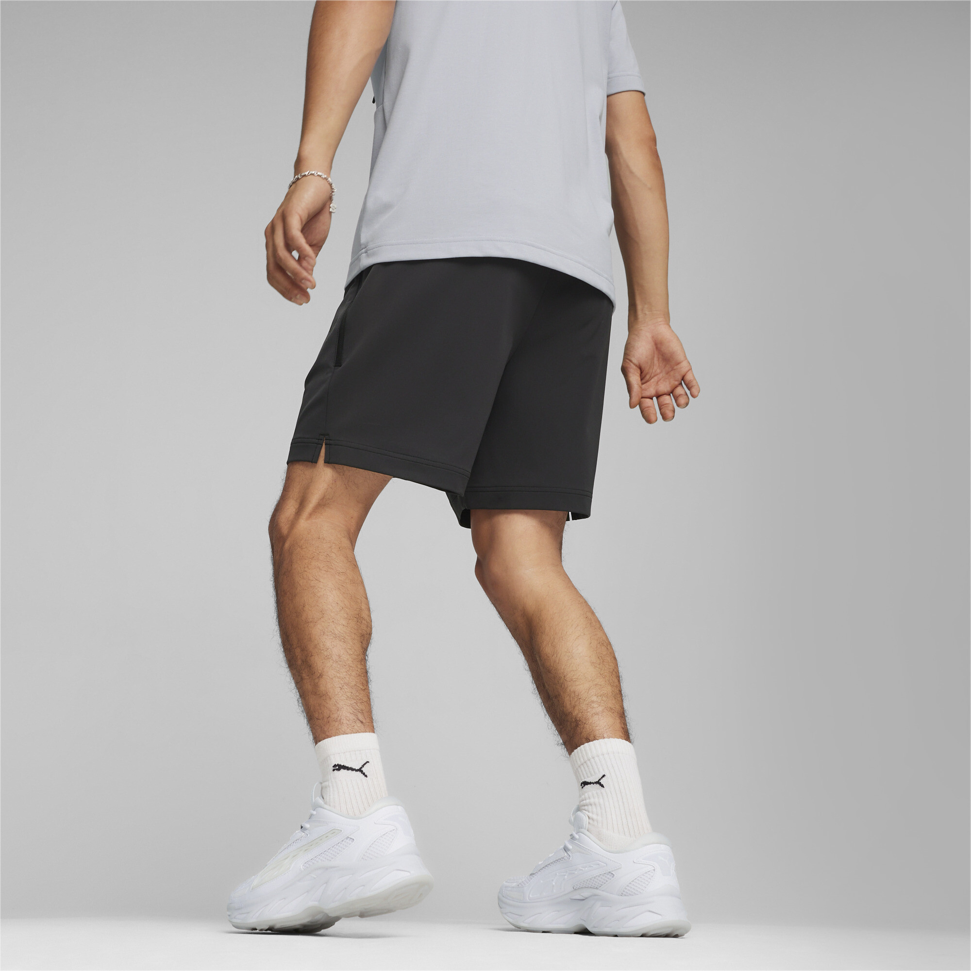 Men's PumaTECH's Shorts, Black, Size S, Clothing