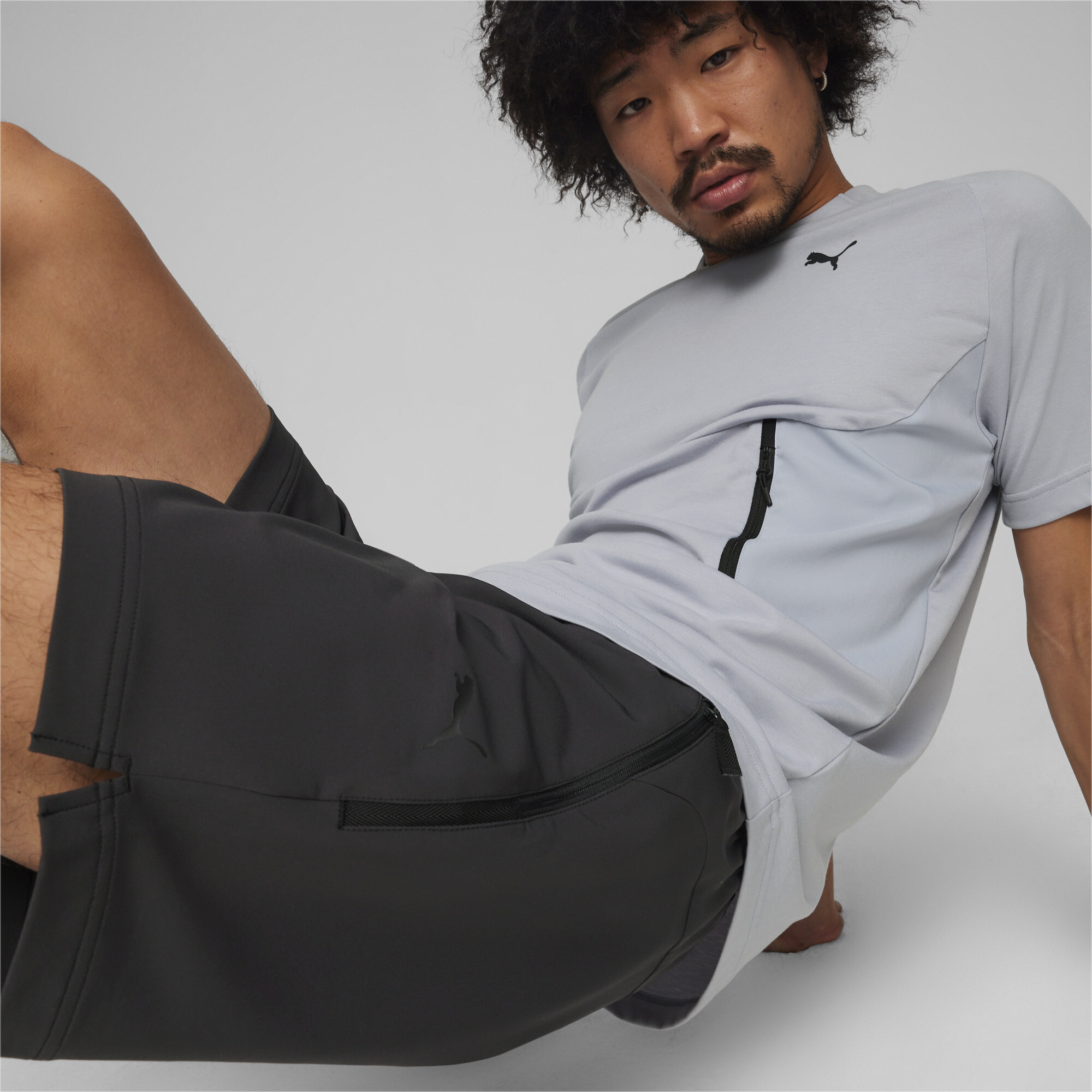 Men's PumaTECH's Shorts, Black, Size M, Clothing