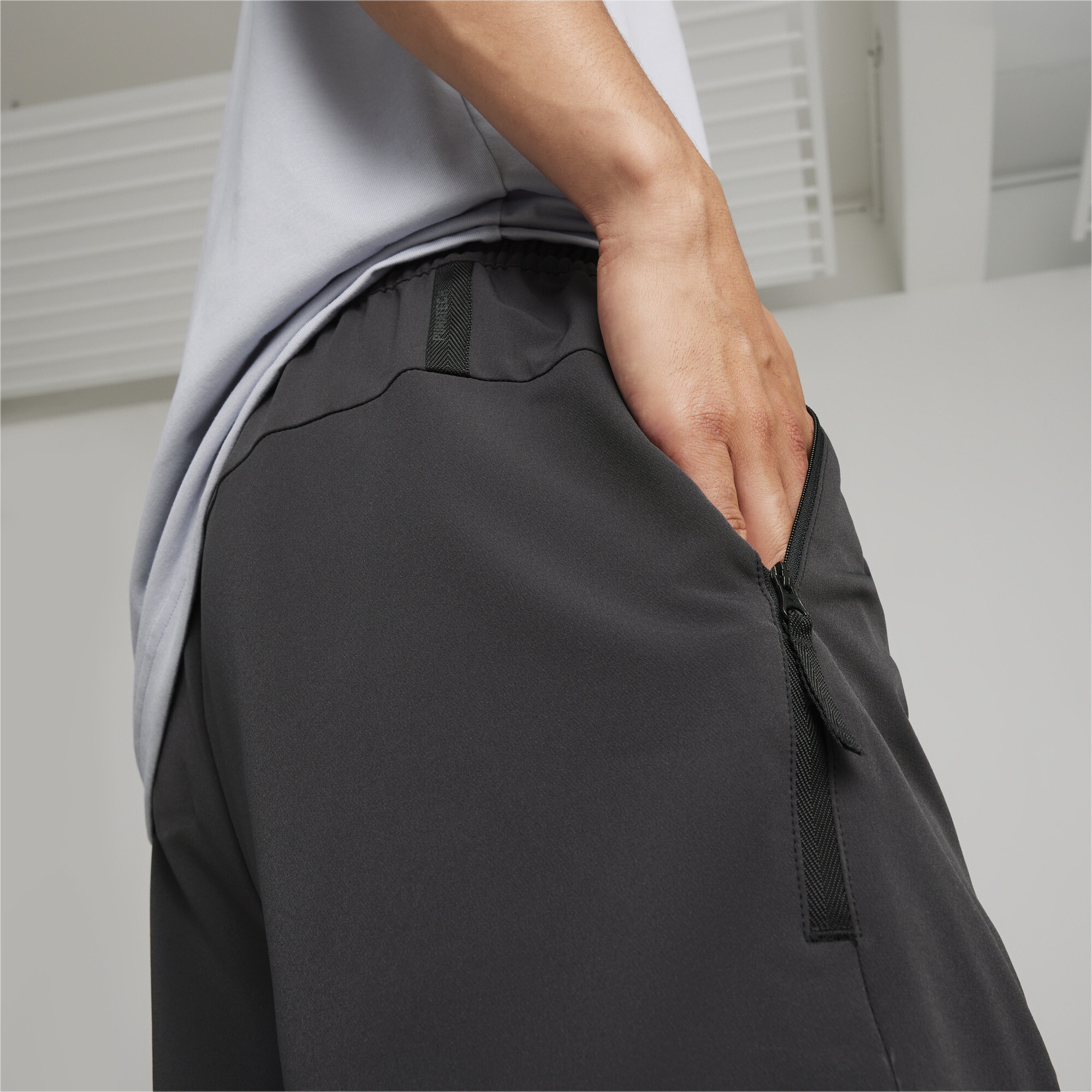 Men's PumaTECH's Shorts, Black, Size XL, Clothing