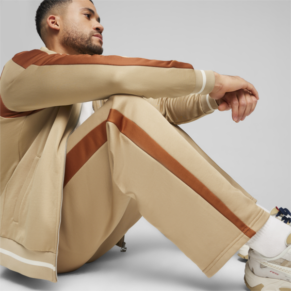 T7 Men's Track Pants, Prairie Tan, large-ZAF