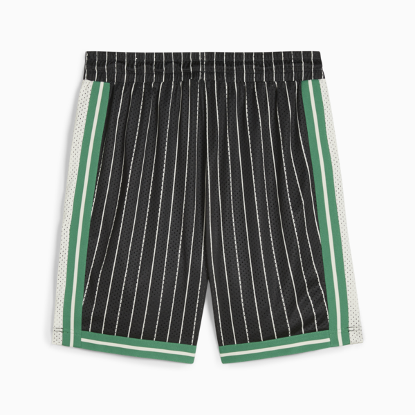 T7 Men's Mesh Shorts, PUMA Black-AOP, large-ZAF